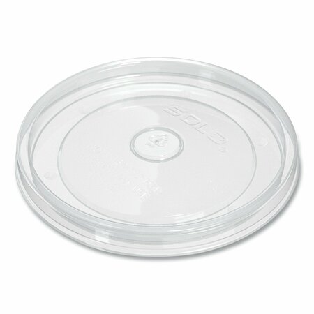 SOLO Polypropylene Vented Food Container Lids, Recessed, For 32 oz Containers, Clear, 1000PK LPH432-0090